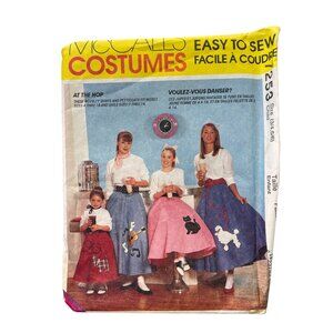 90s McCalls Sewing Pattern Sizes 3-4-5-6 Childrens Pull On Skirt Petticoat UNCUT